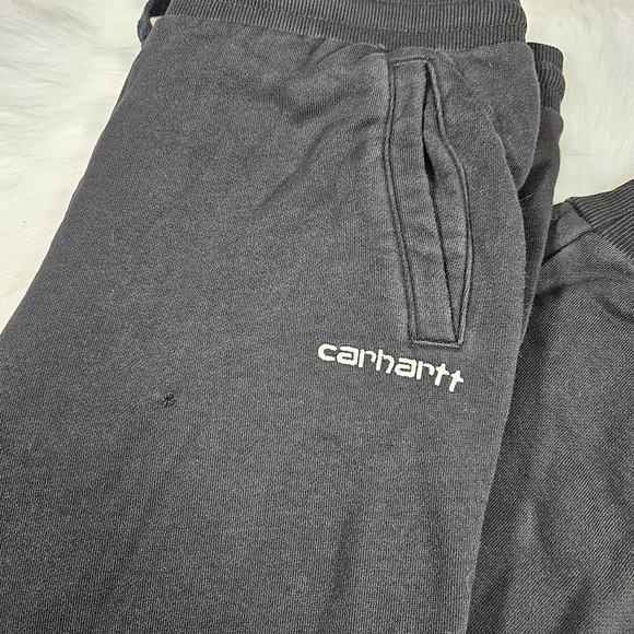 Carhartt WIP Women's Black Sweatpants - Picture 3 of 7